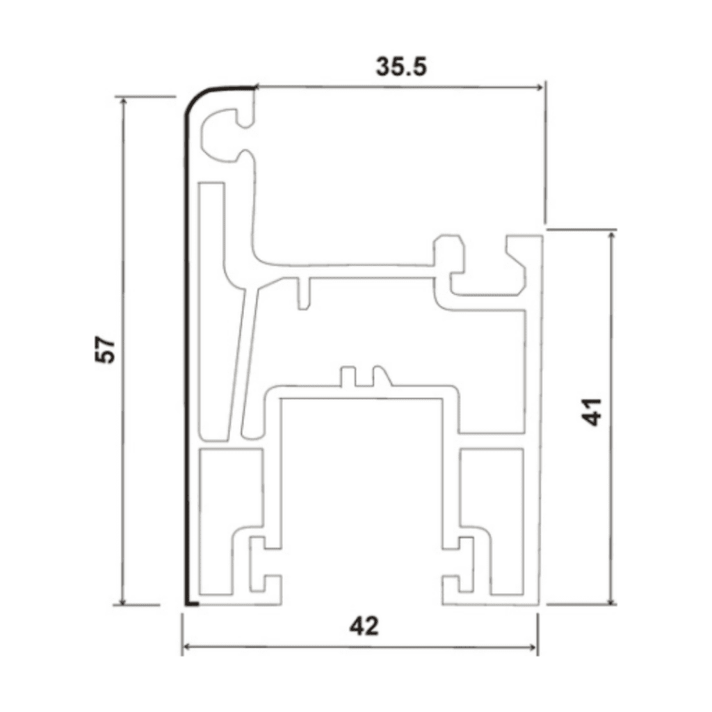 SP-88-S, SASH SLIDING WINDOW (42*57)