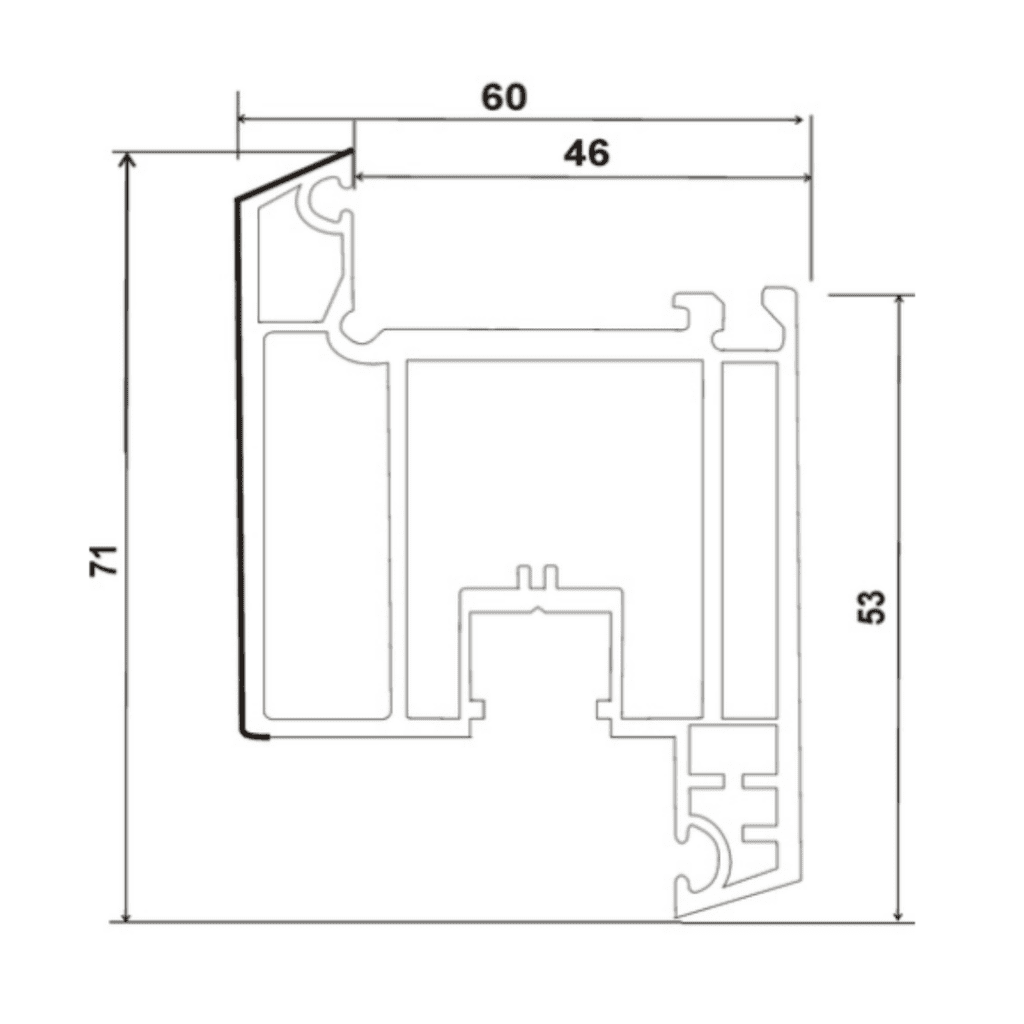 SP-60-WIS, SASH WINDOW INWARD (60*71)